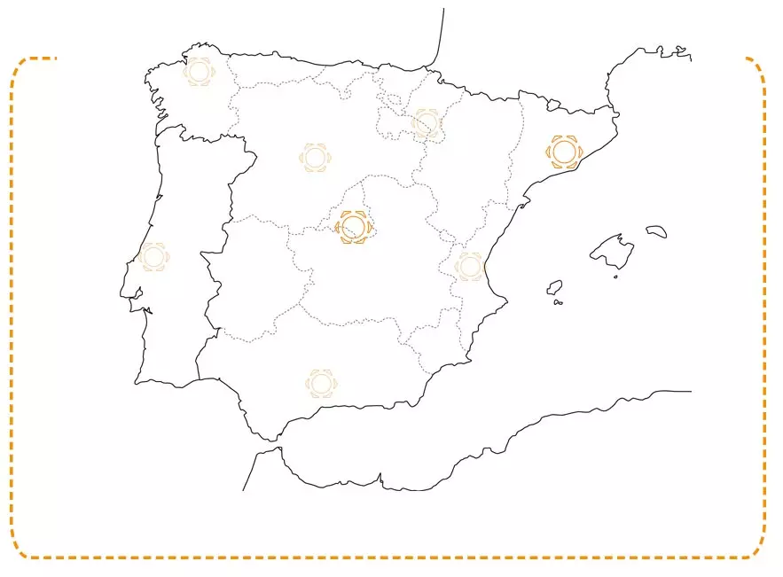Oficinas en Barcelona, Madrid y León